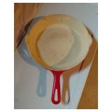 Griswold No. 8 Red and Cream Skillet