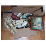 Box Lot of Mixed Decorative Items