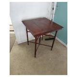 Pat. 1886 Collapsible Wooden Table