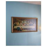 Framed Last Supper Print
