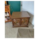 Wooden Cabinet with Decorative Doors