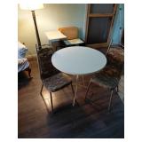 30in Round Mid-Century Table Set