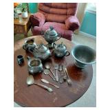 Silverplate and Pewter Items