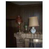 Three Decorative Lamps