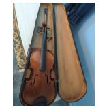 Violin with Case and Bow