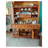 Contents of Wooden China Hutch