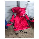 Red Folding Camping Chair