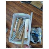 Artificial tinsel christmas Tree With Color Wheel