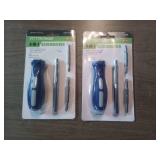 Two Pittsburgh 4-in-1 Screwdriver sets