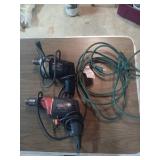 Two Power Drills and extension cord