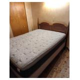 Queen Bed with Mattress Set