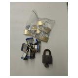 Various Padlocks with Keys