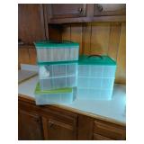 Stackable Plastic Storage Boxes