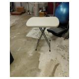 Folding Table With Metal Legs