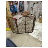 Ornate Metal Fireplace Screen