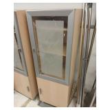 Press Board Cupboard with Glass Door