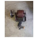 Electric Motor with Grinding Wheel