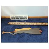 Wooden Wall Decor Set with Text