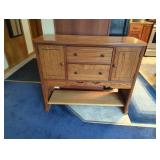 Wooden cupboard stand with Storage