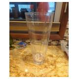 Clear Glass Vase with Stir Stick