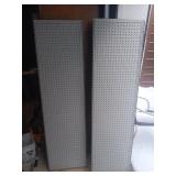 67-Inch Peg Board Panels, Set of Two