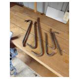 Five Metal Pry Bars