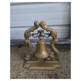 Brass Bell With Dragon Motif