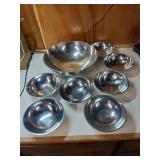 8-Piece Stainless Steel Bowl Set
