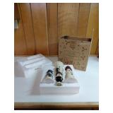 3 Snowman Candleholders