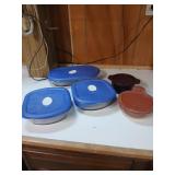 Pyrex and Visions Glass Storage Set