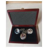 Three Wildlife Pocket Watches