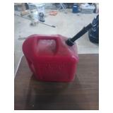 Red 5 Gal Gasoline Can with Spout