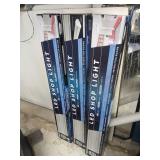 3 LED Shop Light Fixtures