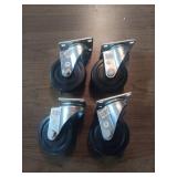 Four Swivel Caster Wheels