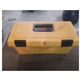 Rubbermaid Toolbox With Assorted Tools