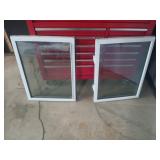 Two 28in x 21in Sliding Windows