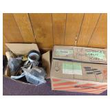 Boxed Lot of TV and Speaker Parts
