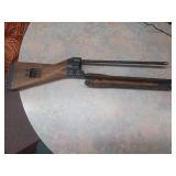 Wooden Rifle Stock with Handguard