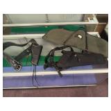 Two Holsters and Gun Carry Case