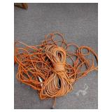 Two Orange Heavy-Duty Extension Cords