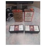 Partial Gunpowder Tins and Hodgdon Pyrodex Set