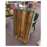 Green Wooden Storage Crate