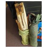 Wooden Folding Cot with Canvas