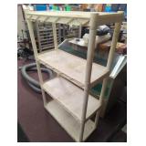 White Plastic Utility Shelving Unit