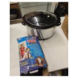 Stainless Steel Slow Cooker and Mesh Screen