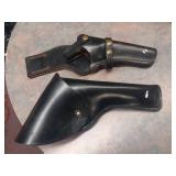 Black Leather Gun Holsters