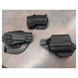 Three Pistol Holsters
