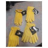 4 Insulated Deerskin Gloves