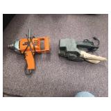 Vintage Drill and Belt Sander Set