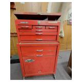 Red Stack-On Rolling Tool Chest